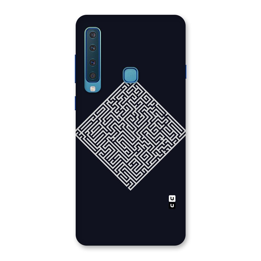 Minimal Maze Pattern Back Case for Galaxy A9 (2018)