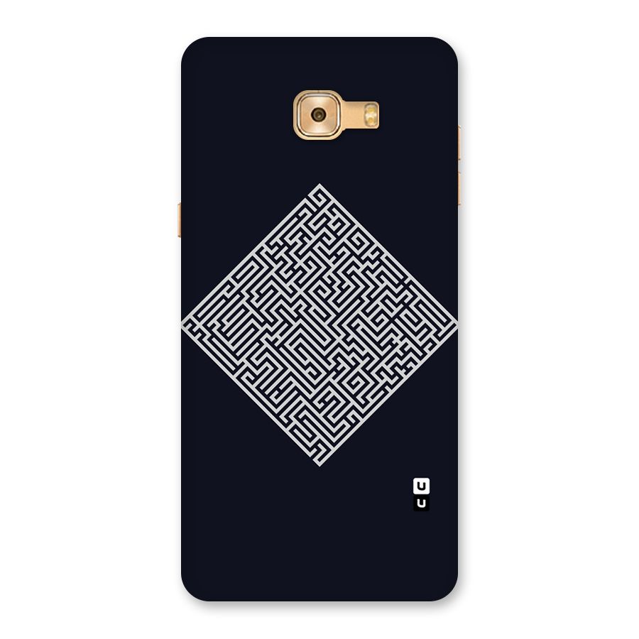 Minimal Maze Pattern Back Case for Galaxy C9 Pro