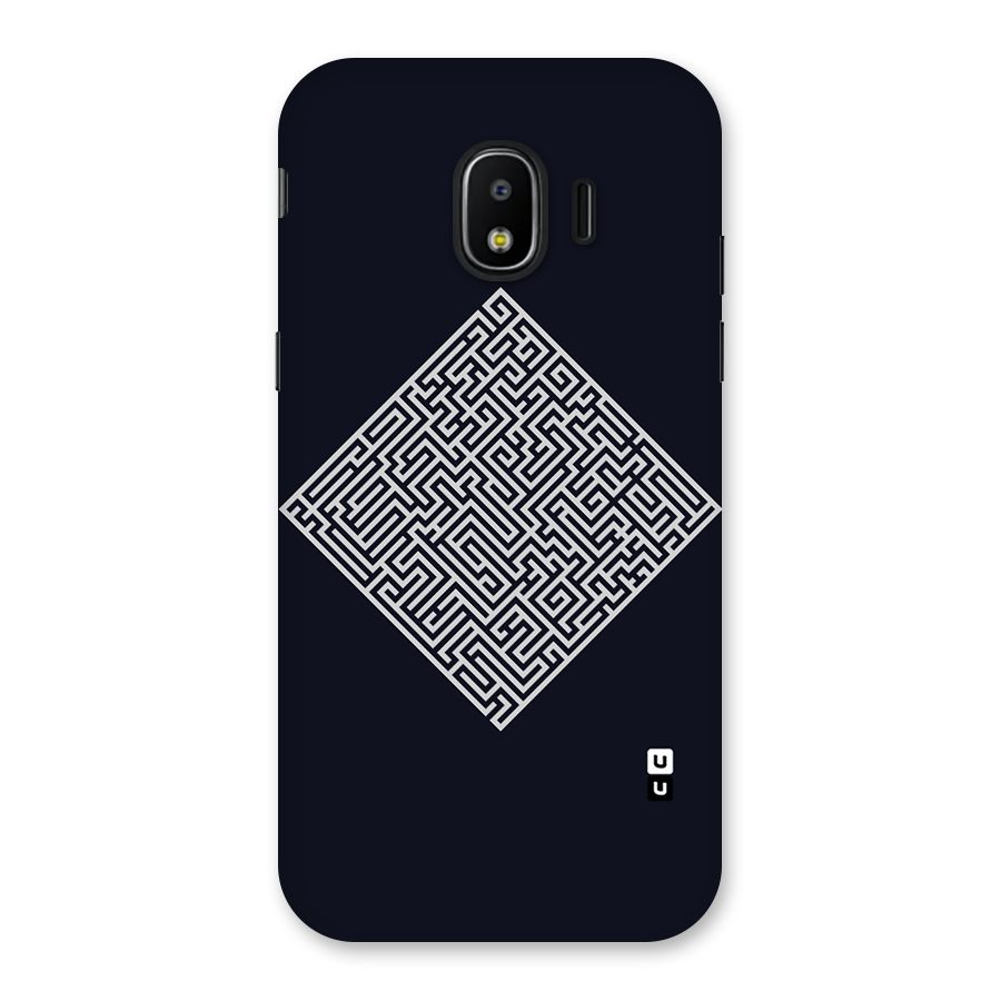 Minimal Maze Pattern Back Case for Galaxy J2 Pro 2018