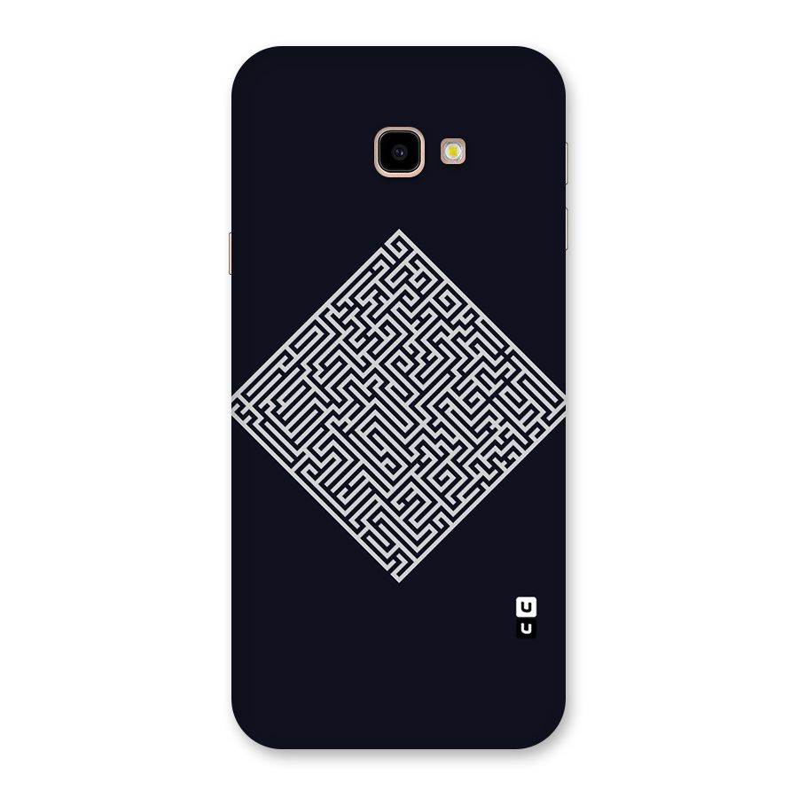 Minimal Maze Pattern Back Case for Galaxy J4 Plus