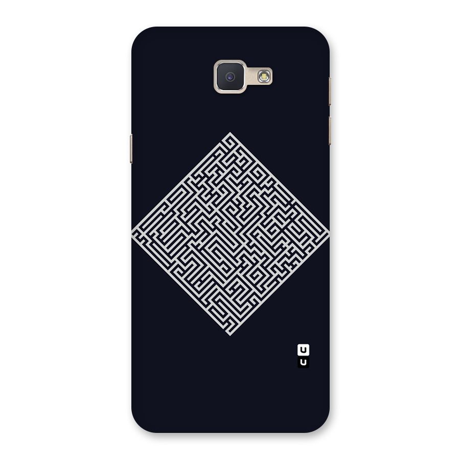 Minimal Maze Pattern Back Case for Galaxy J5 Prime