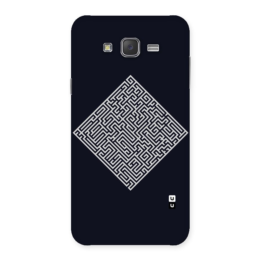 Minimal Maze Pattern Back Case for Galaxy J7