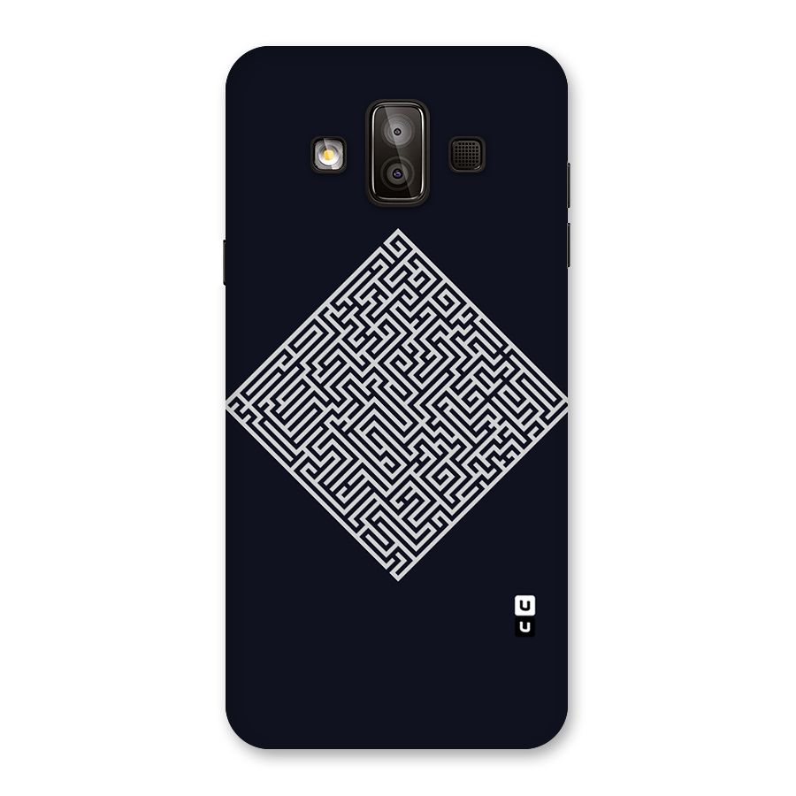 Minimal Maze Pattern Back Case for Galaxy J7 Duo