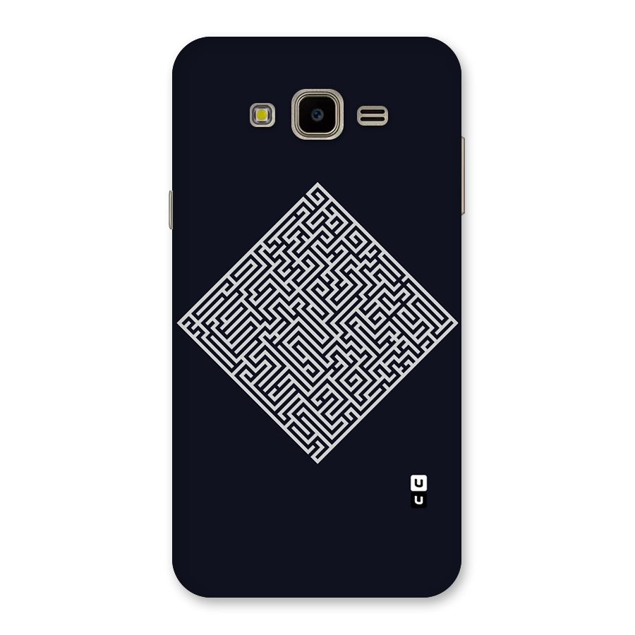 Minimal Maze Pattern Back Case for Galaxy J7 Nxt