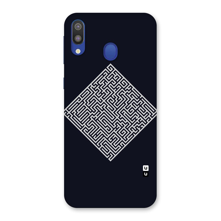 Minimal Maze Pattern Back Case for Galaxy M20