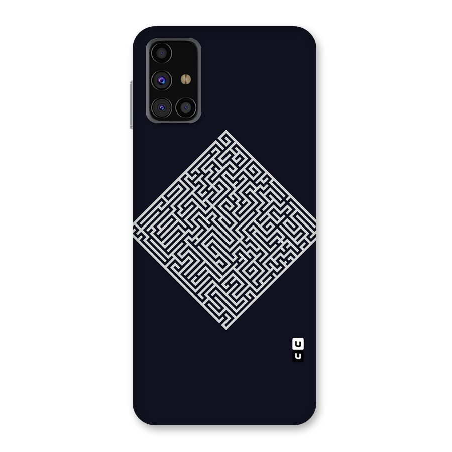 Minimal Maze Pattern Back Case for Galaxy M31s