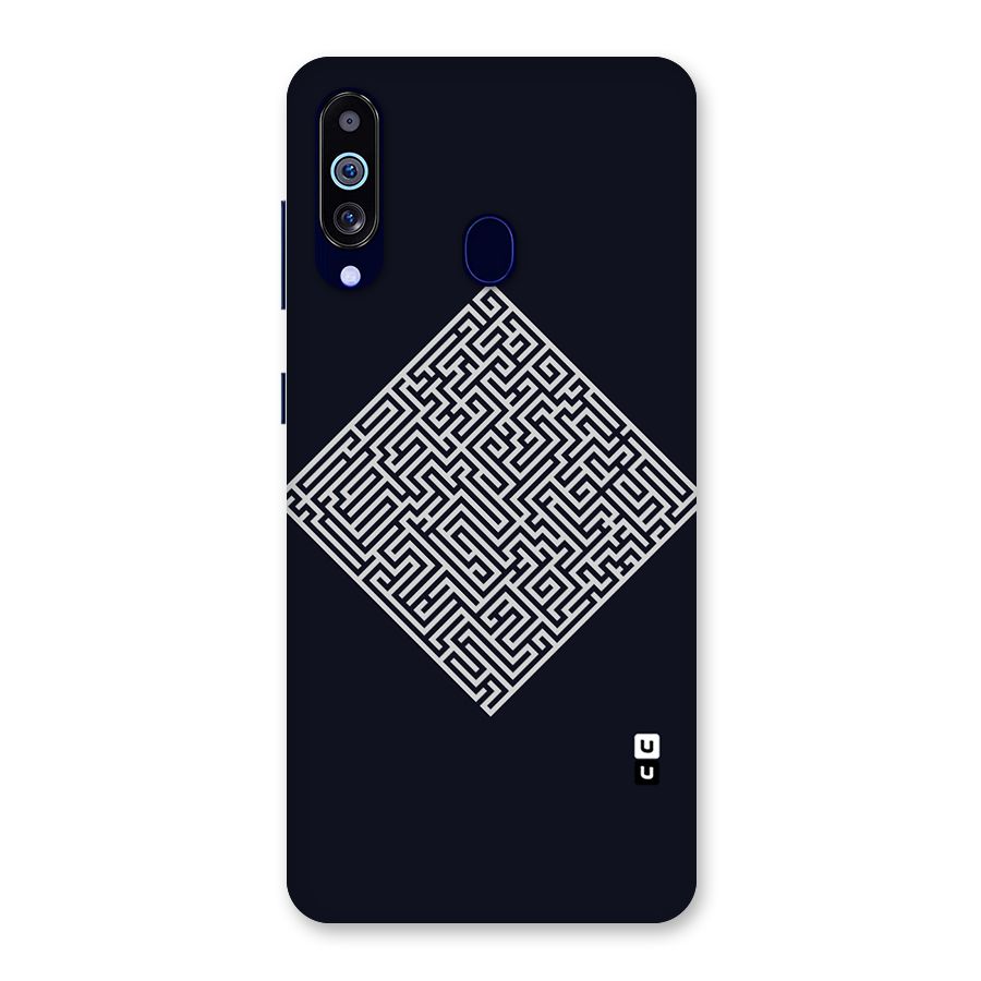 Minimal Maze Pattern Back Case for Galaxy M40