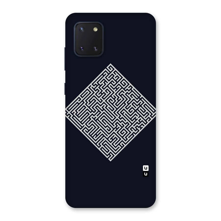 Minimal Maze Pattern Back Case for Galaxy Note 10 Lite