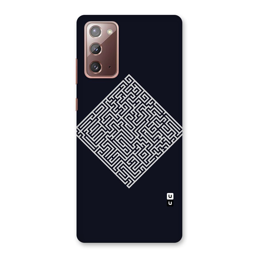 Minimal Maze Pattern Back Case for Galaxy Note 20