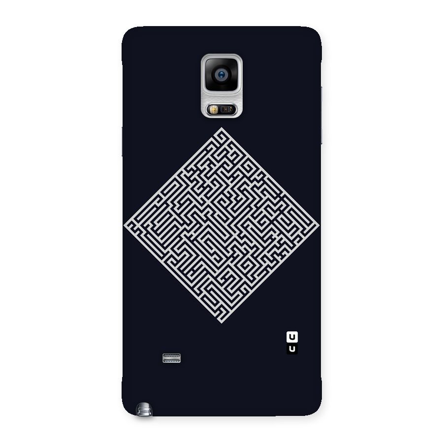 Minimal Maze Pattern Back Case for Galaxy Note 4