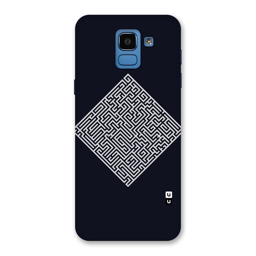 Minimal Maze Pattern Back Case for Galaxy On6