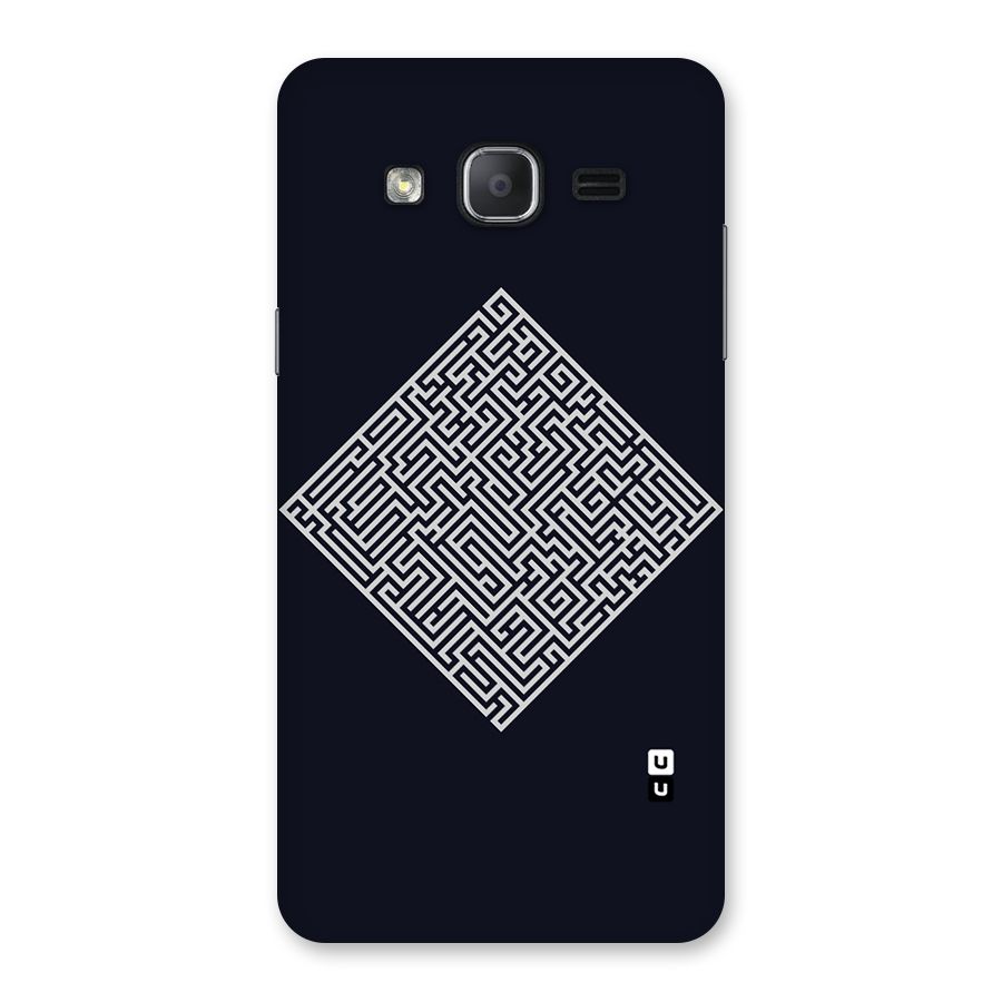 Minimal Maze Pattern Back Case for Galaxy On7 2015