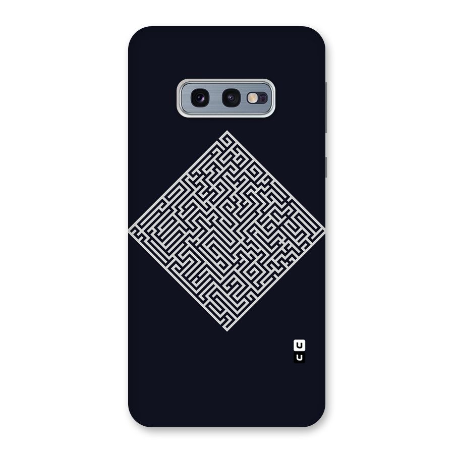 Minimal Maze Pattern Back Case for Galaxy S10e