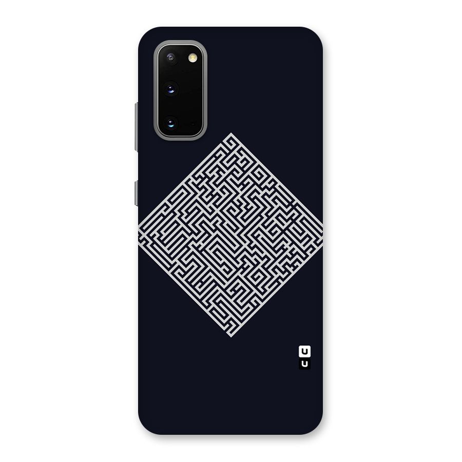 Minimal Maze Pattern Back Case for Galaxy S20