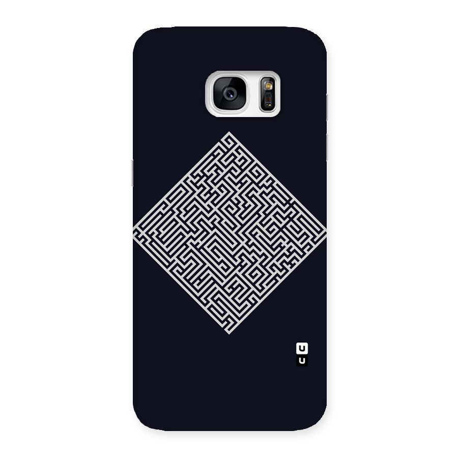 Minimal Maze Pattern Back Case for Galaxy S7 Edge