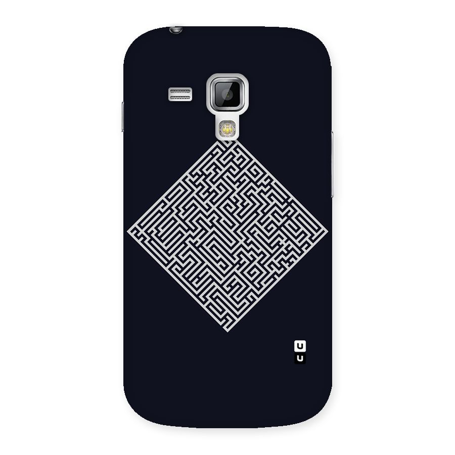 Minimal Maze Pattern Back Case for Galaxy S Duos