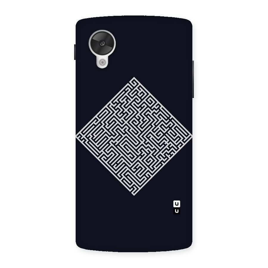 Minimal Maze Pattern Back Case for Google Nexsus 5