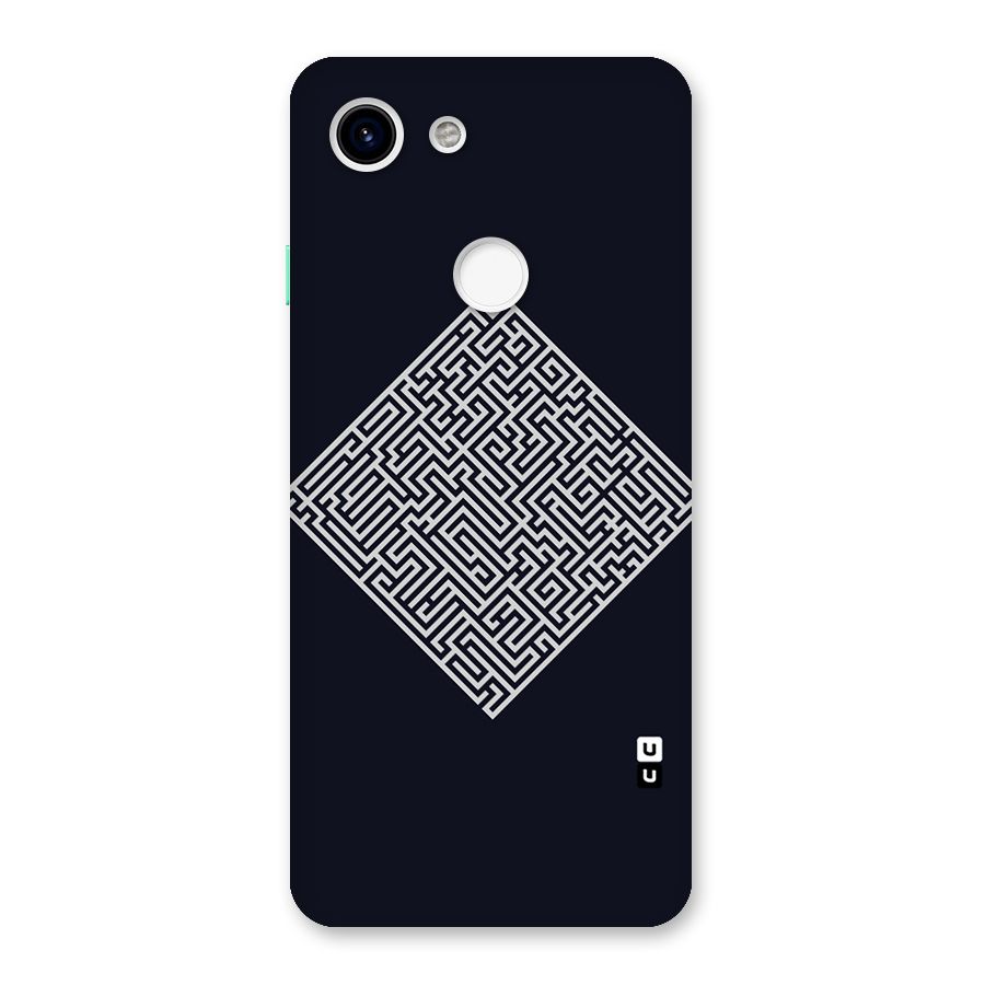 Minimal Maze Pattern Back Case for Google Pixel 3