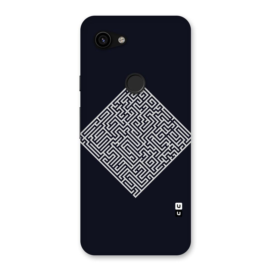Minimal Maze Pattern Back Case for Google Pixel 3a