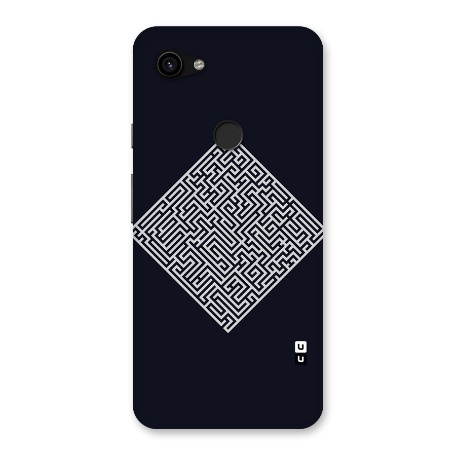 Minimal Maze Pattern Back Case for Google Pixel 3a XL