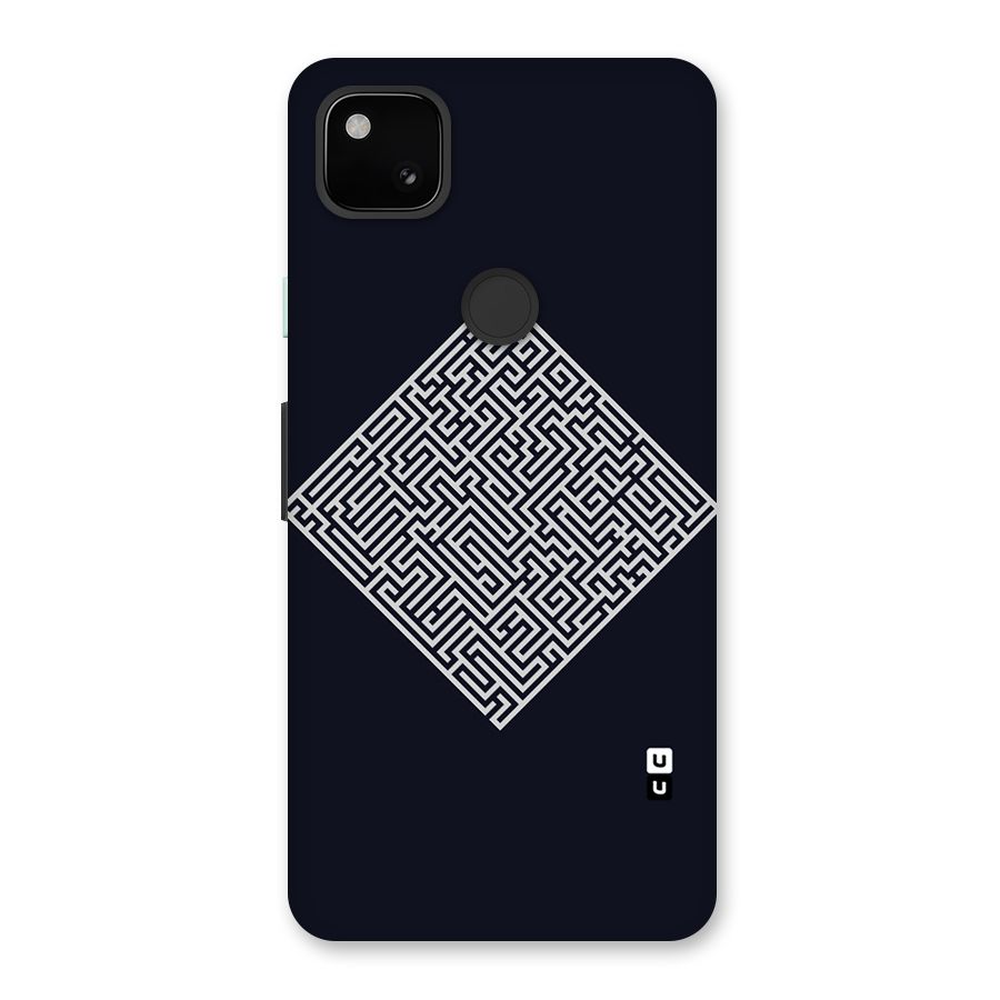 Minimal Maze Pattern Back Case for Google Pixel 4a