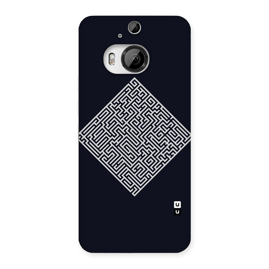 Minimal Maze Pattern Back Case for HTC One M9 Plus