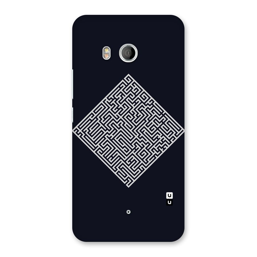 Minimal Maze Pattern Back Case for HTC U11