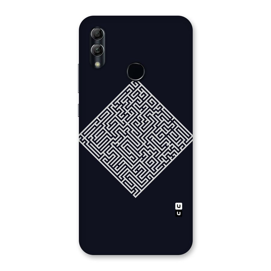 Minimal Maze Pattern Back Case for Honor 10 Lite