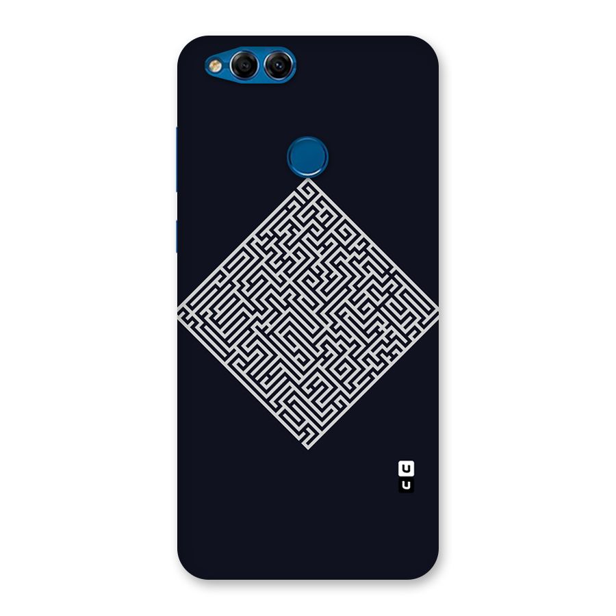 Minimal Maze Pattern Back Case for Honor 7X