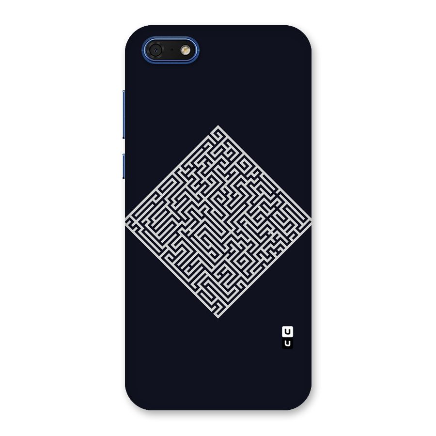 Minimal Maze Pattern Back Case for Honor 7s