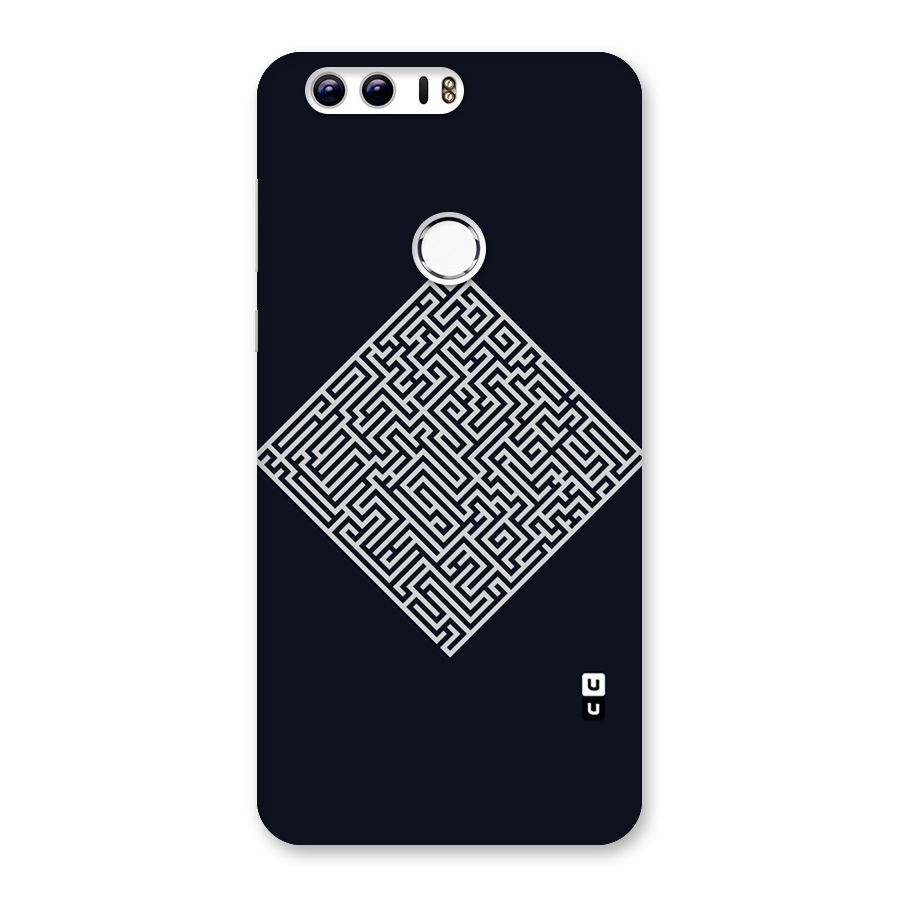Minimal Maze Pattern Back Case for Honor 8