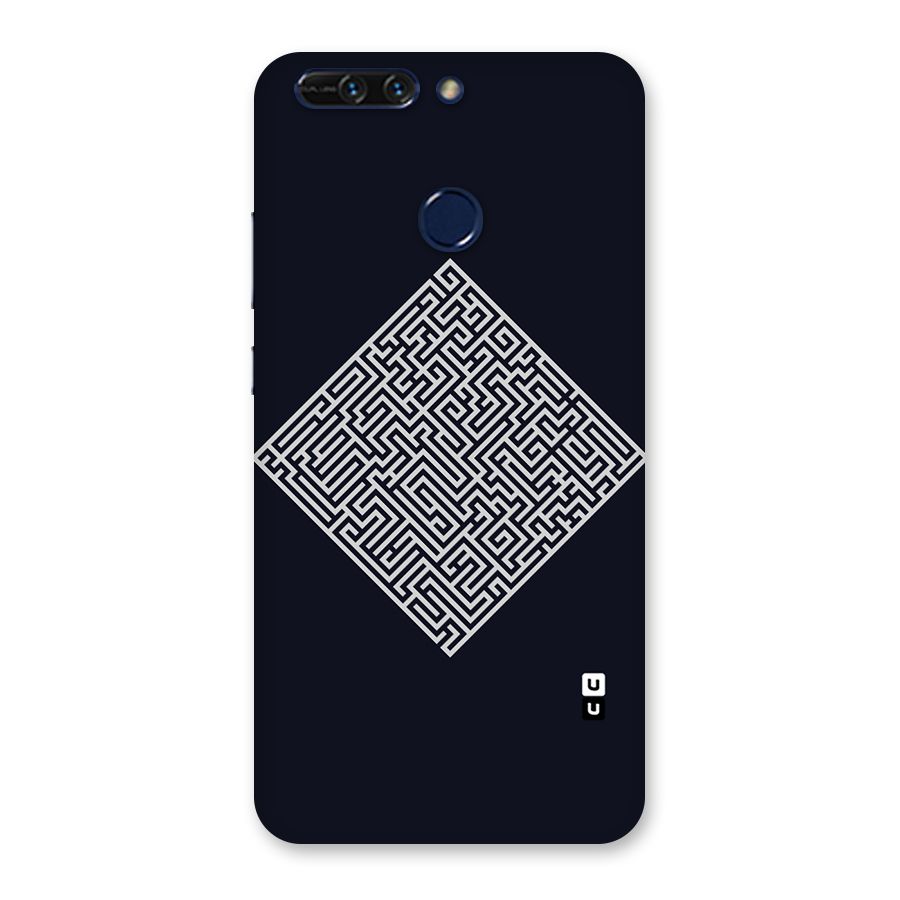 Minimal Maze Pattern Back Case for Honor 8 Pro
