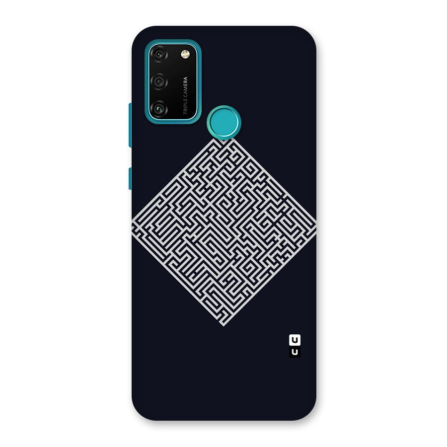 Minimal Maze Pattern Back Case for Honor 9A