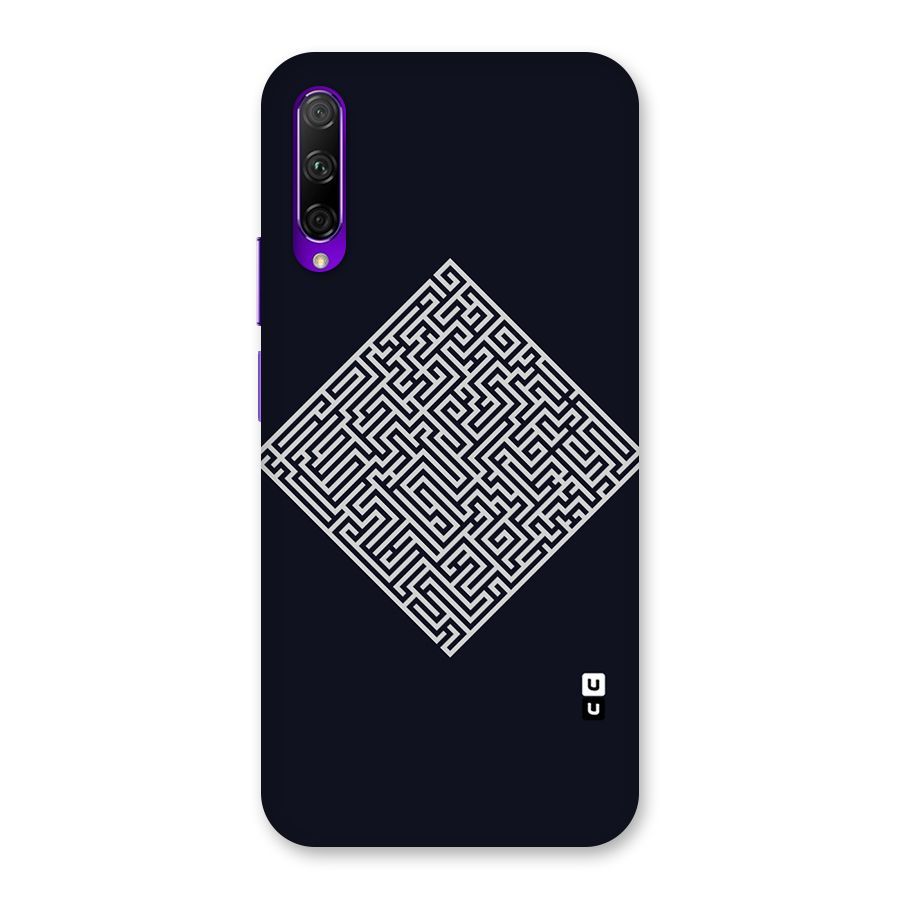 Minimal Maze Pattern Back Case for Honor 9X Pro