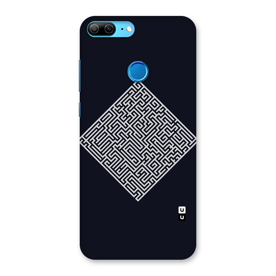 Minimal Maze Pattern Back Case for Honor 9 Lite
