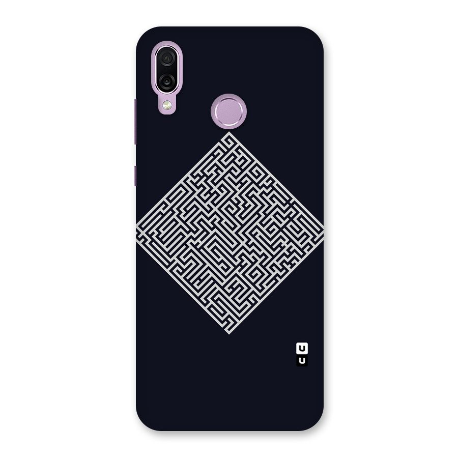 Minimal Maze Pattern Back Case for Honor Play