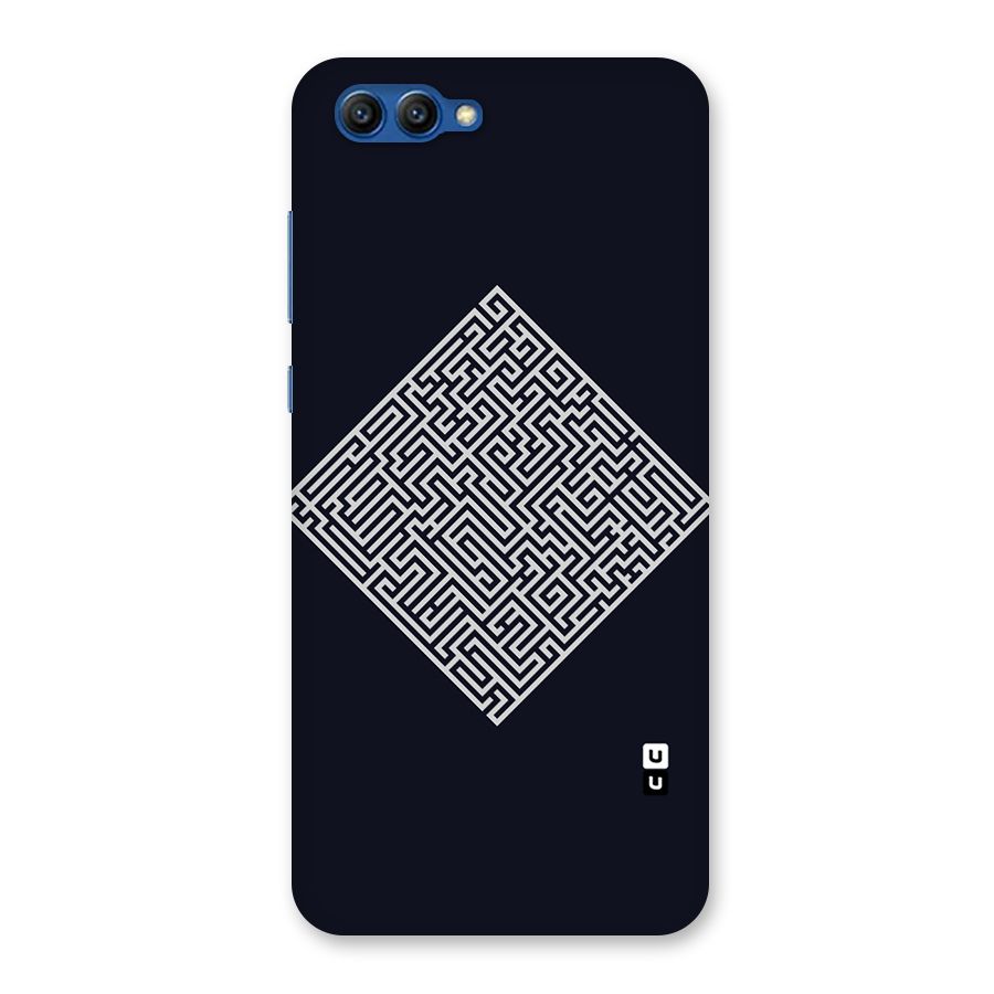 Minimal Maze Pattern Back Case for Honor View 10