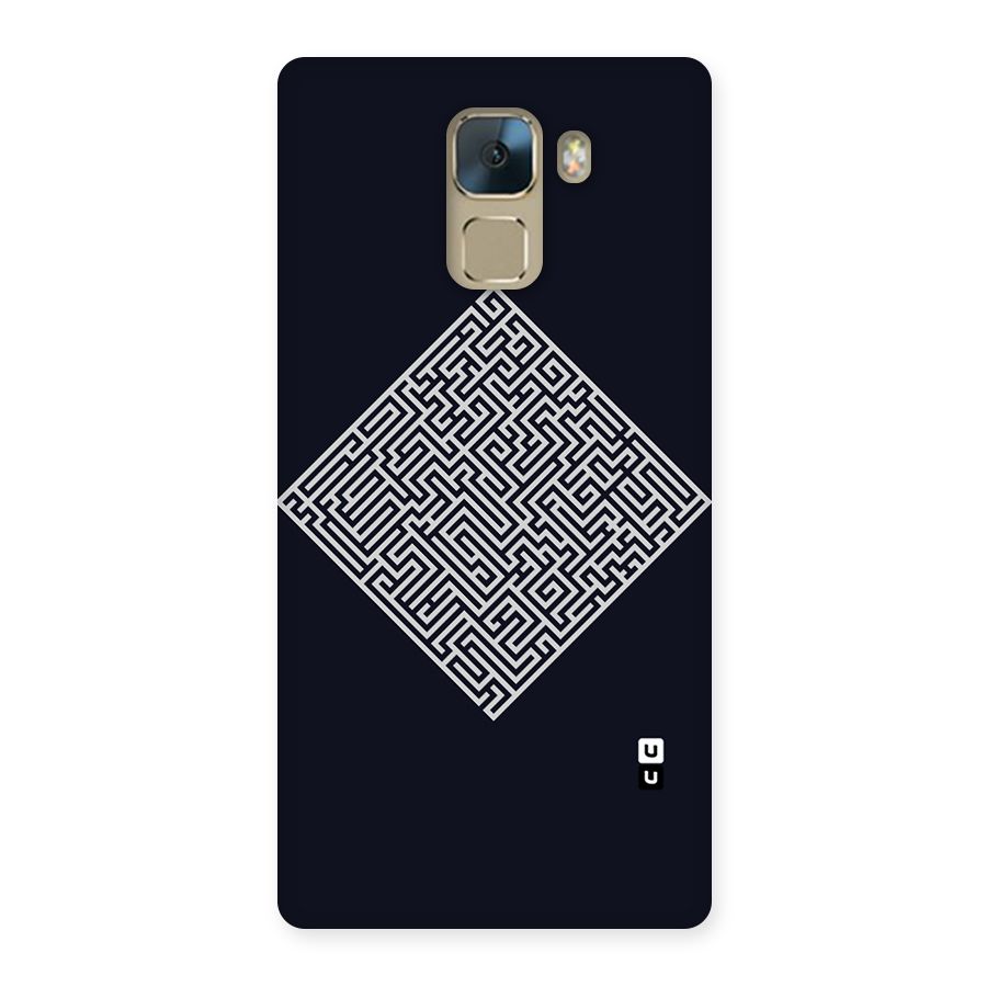 Minimal Maze Pattern Back Case for Huawei Honor 7