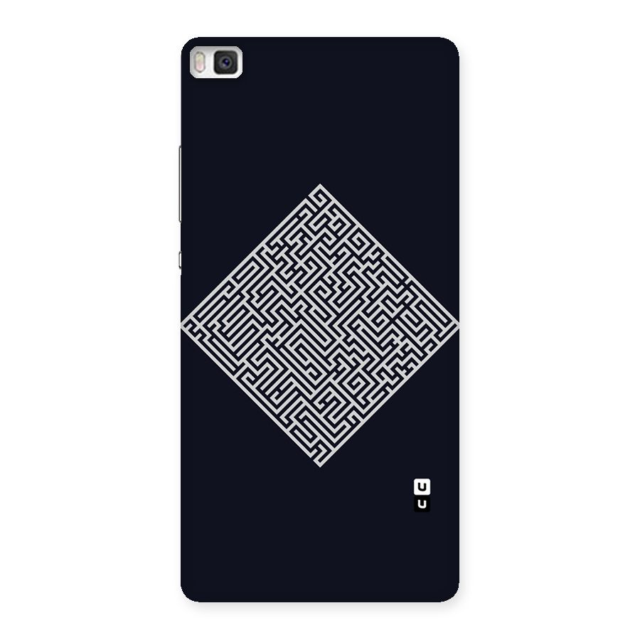 Minimal Maze Pattern Back Case for Huawei P8