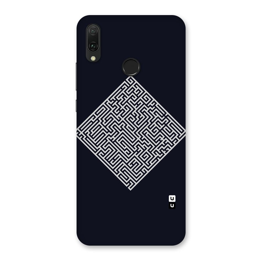 Minimal Maze Pattern Back Case for Huawei Y9 (2019)