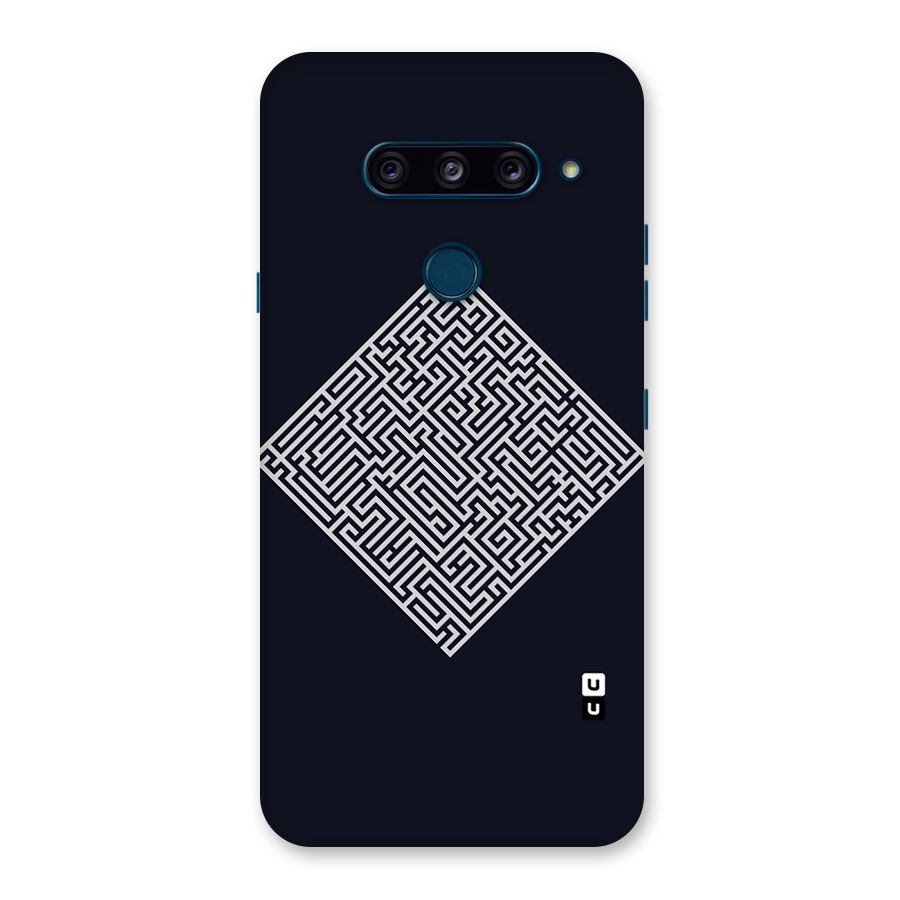 Minimal Maze Pattern Back Case for LG  V40 ThinQ