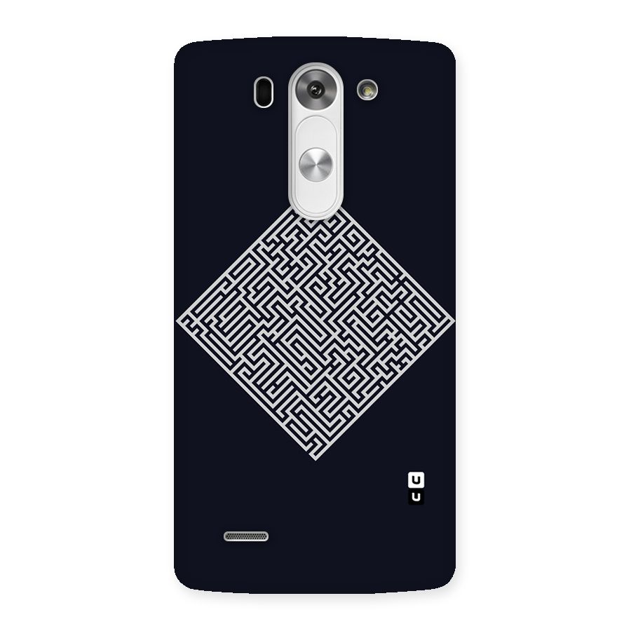 Minimal Maze Pattern Back Case for LG G3 Mini