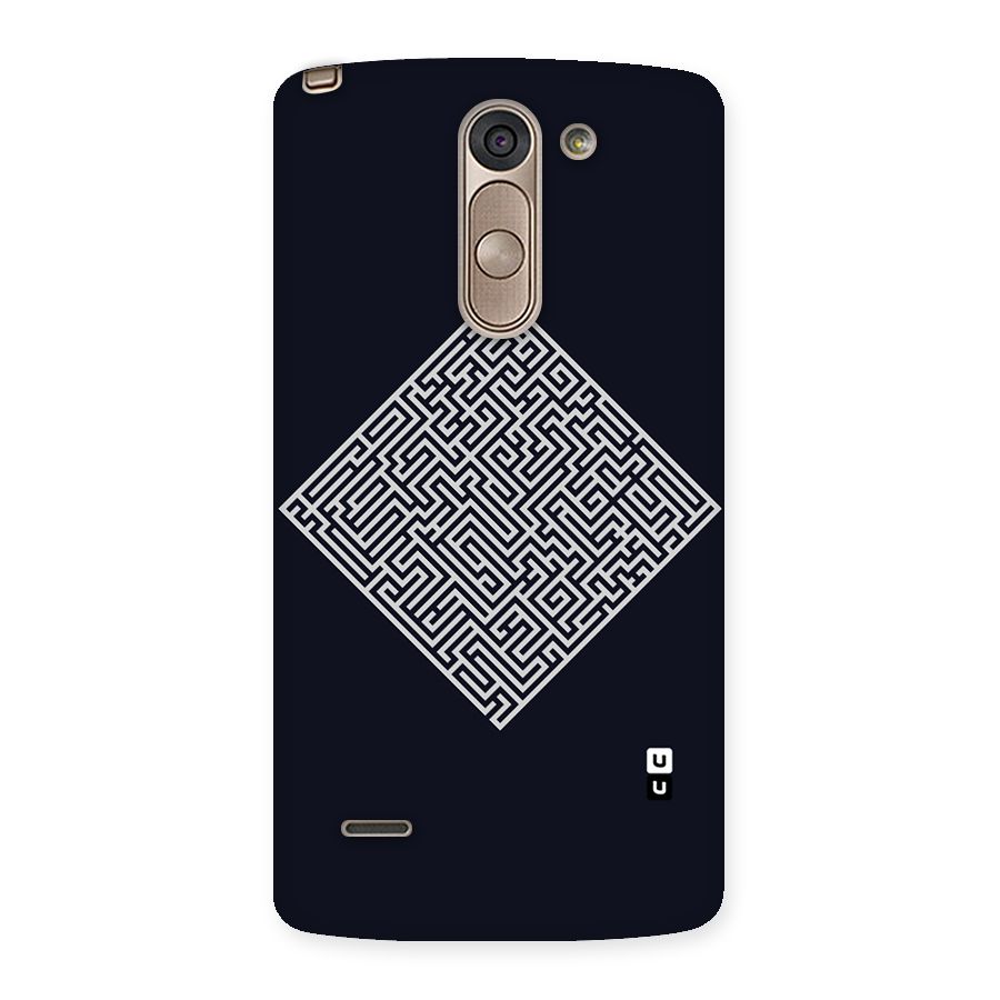 Minimal Maze Pattern Back Case for LG G3 Stylus