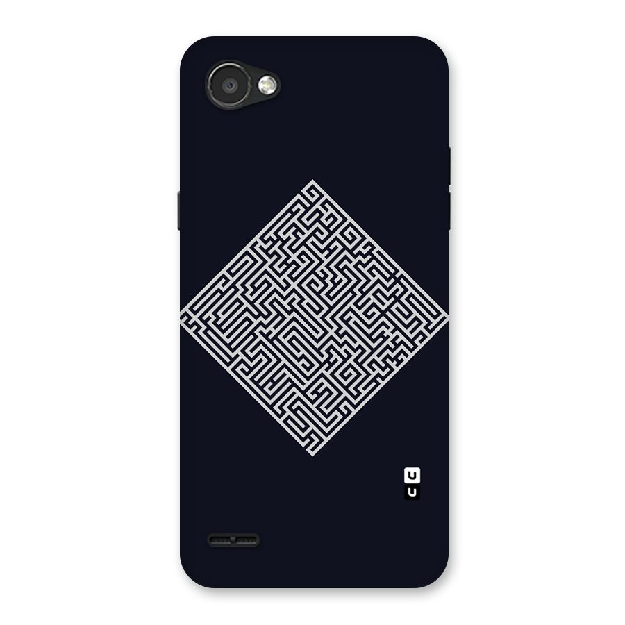 Minimal Maze Pattern Back Case for LG Q6