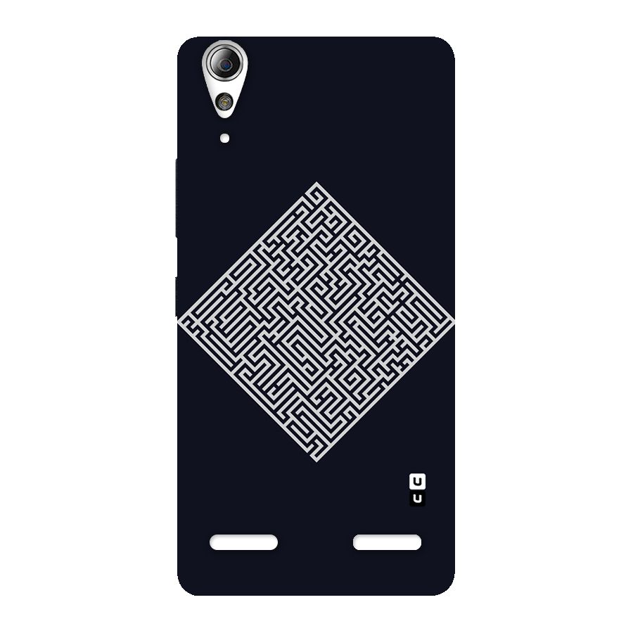 Minimal Maze Pattern Back Case for Lenovo A6000 Plus