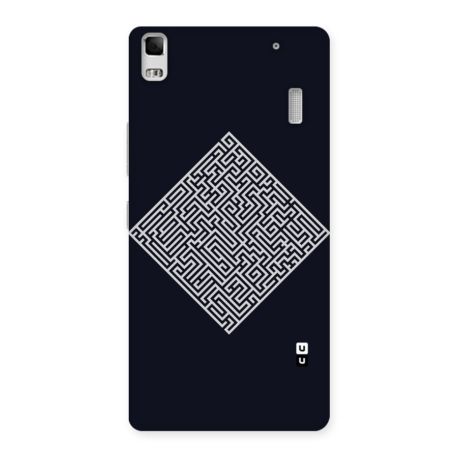 Minimal Maze Pattern Back Case for Lenovo A7000