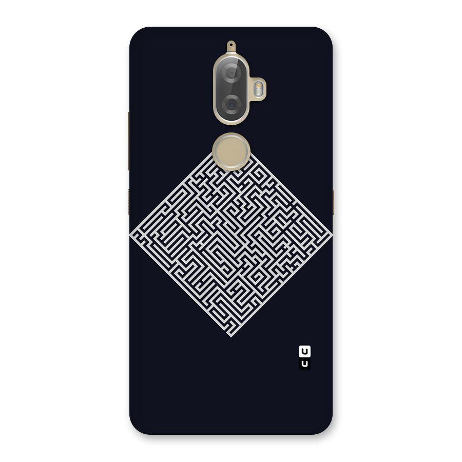 Minimal Maze Pattern Back Case for Lenovo K8 Plus