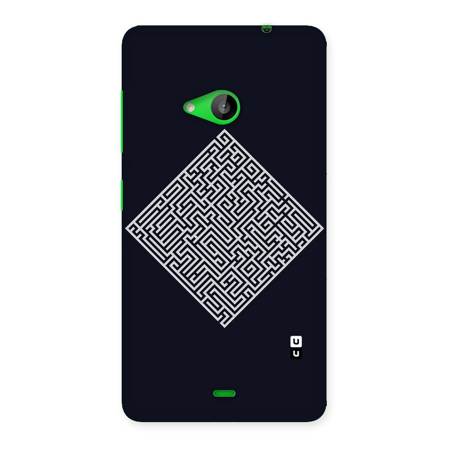 Minimal Maze Pattern Back Case for Lumia 535