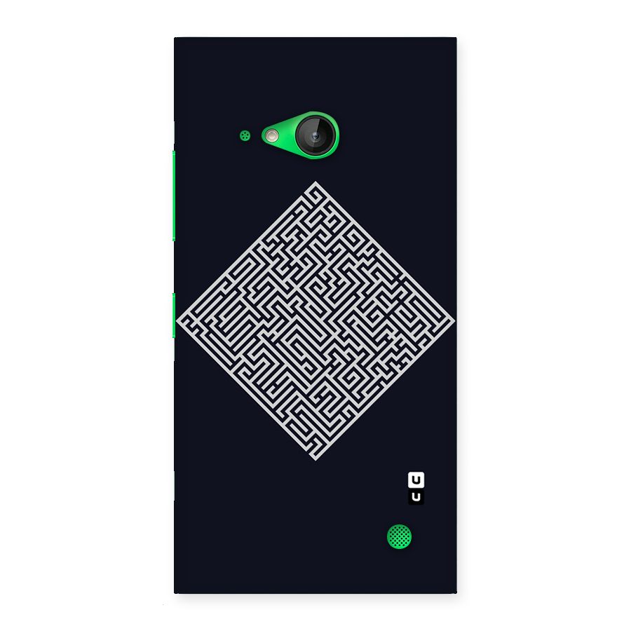 Minimal Maze Pattern Back Case for Lumia 730