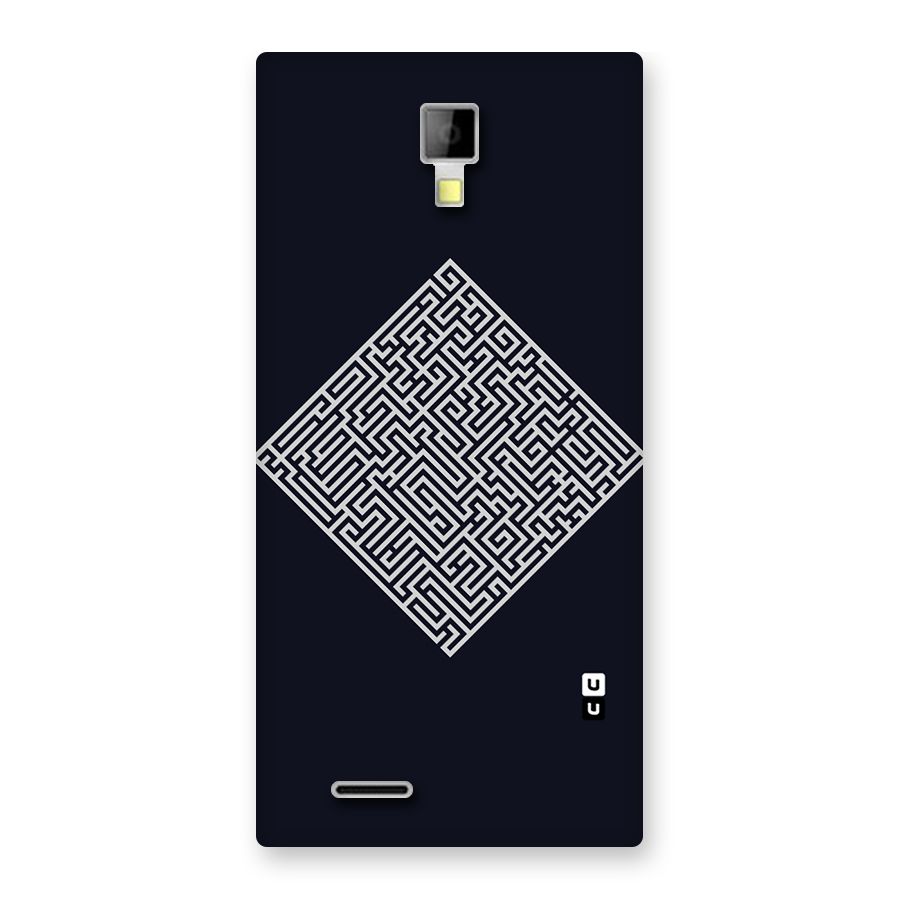 Minimal Maze Pattern Back Case for Micromax Canvas Xpress A99
